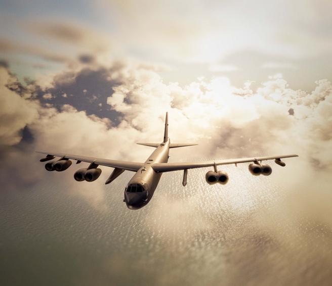 台灣新聞通訊社-關鍵設計審查過關 美B-52J準備換裝發動機
