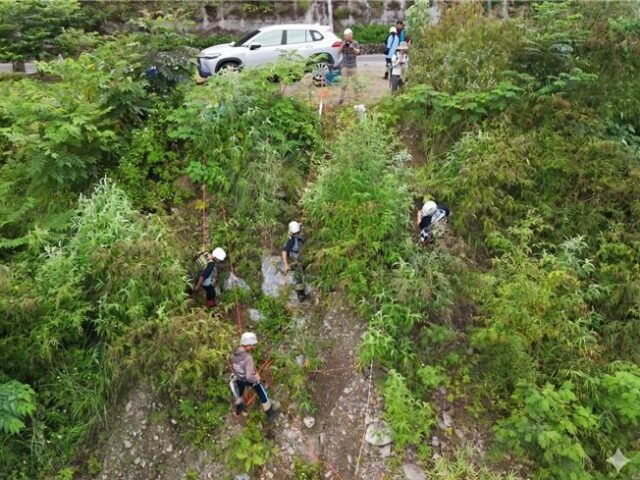 台灣新聞通訊社-0403花蓮大地震2周年 秀林國中拋種子球 助太魯閣山區重生
