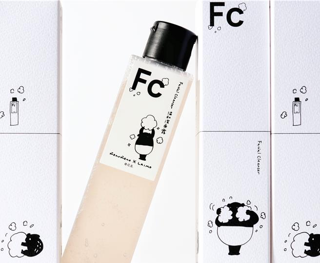 台灣新聞通訊社-menomeno「Fc溫和潔面露」與馬來貘合作 打造可愛作品