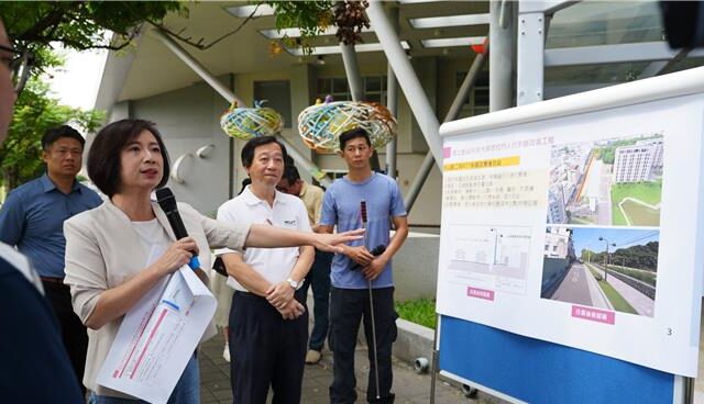 台灣新聞通訊社-台中勤益科大校地退縮闢路 太平中山路477巷不再人車爭道