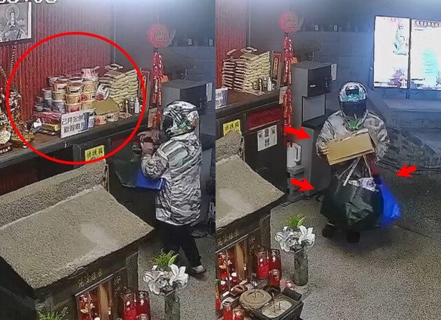 台灣新聞通訊社-北投城隍廟遭竊！ 50多碗結緣泡麵「全沒了」