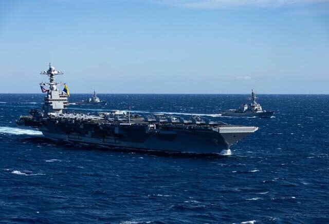 台灣新聞通訊社-美5年內擴增黃金艦隊至450艘  鞏固海權優勢