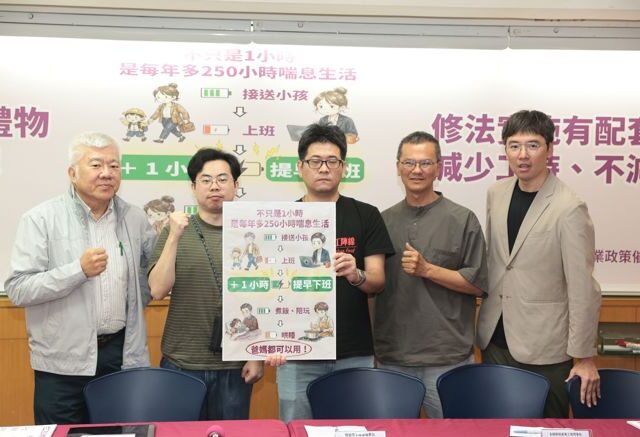 台灣新聞通訊社-37％家長陷育兒困境 托盟籲修性平法：減工時不扣薪