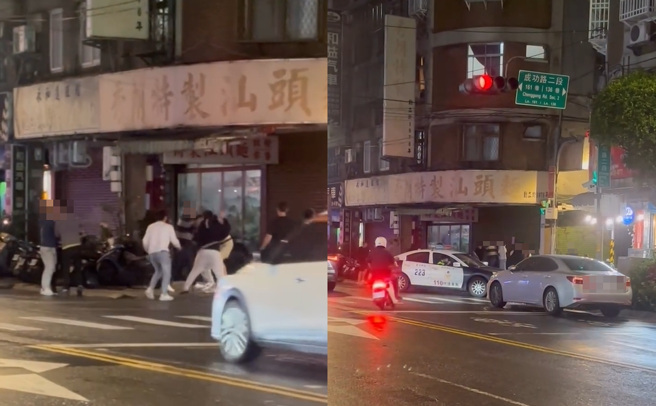 台灣新聞通訊社-疑賭債糾紛爆街頭械鬥 「鯊魚劍」竟成傷人兇器
