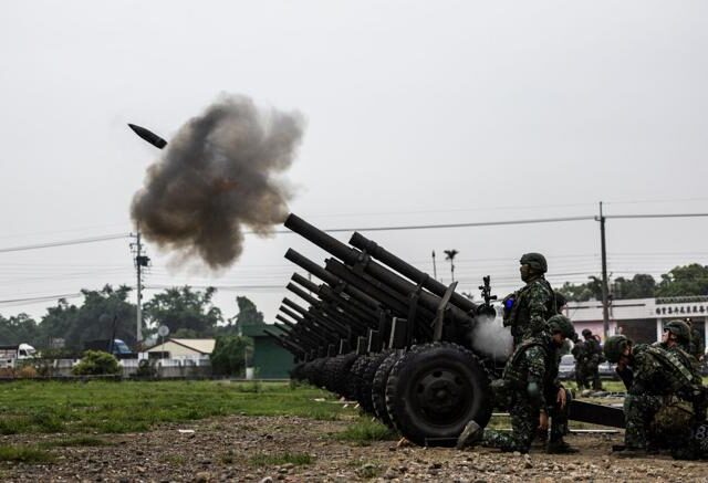 台灣新聞通訊社-269旅砲兵營原級校正射擊 強化精準火力