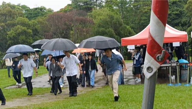台灣新聞通訊社-被問川習會 小英東海大學演講前先曝反應
