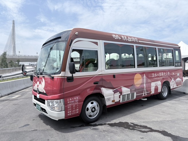 台灣新聞通訊社-淡江大橋4條公車新路線搶先體驗 5元就能搭今起開放預約