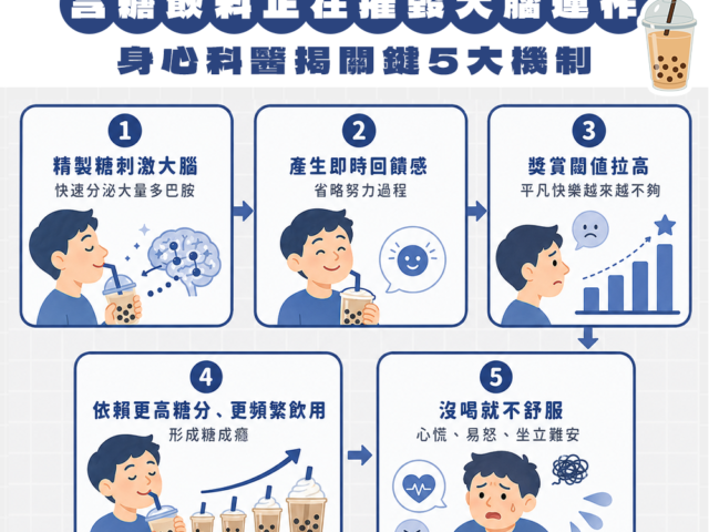 台灣新聞通訊社-手搖杯是「廉價多巴胺」！醫曝每天喝後果：容易變笨、引起自律神經失調