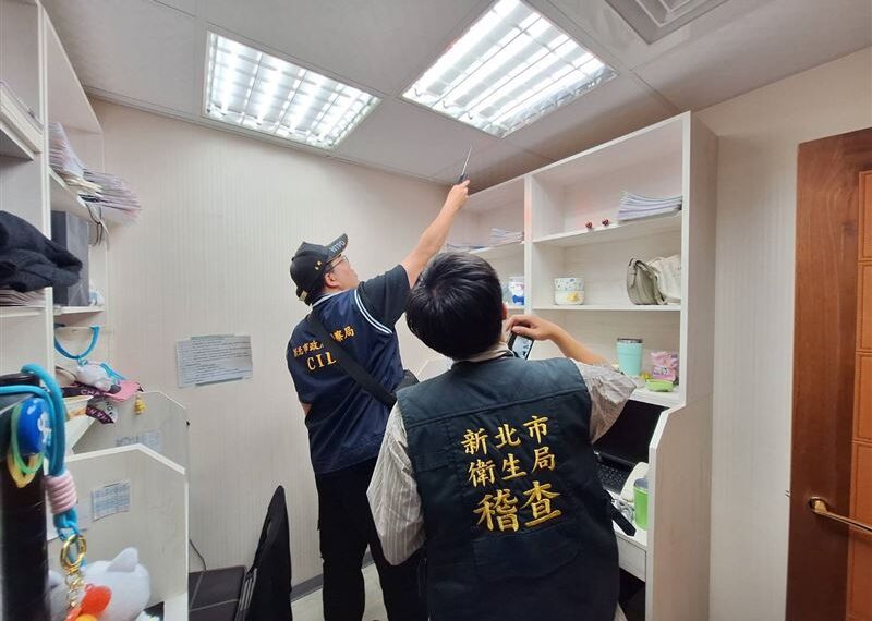 台灣新聞通訊社-醫美涉偷拍狂燒！新北再查出這間「診療室裝針孔」　移送地檢署偵辦