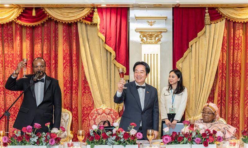 台灣新聞通訊社-史瓦帝尼國王、王母答應再度訪台！賴清德：台史邦誼不畏任何外力干擾