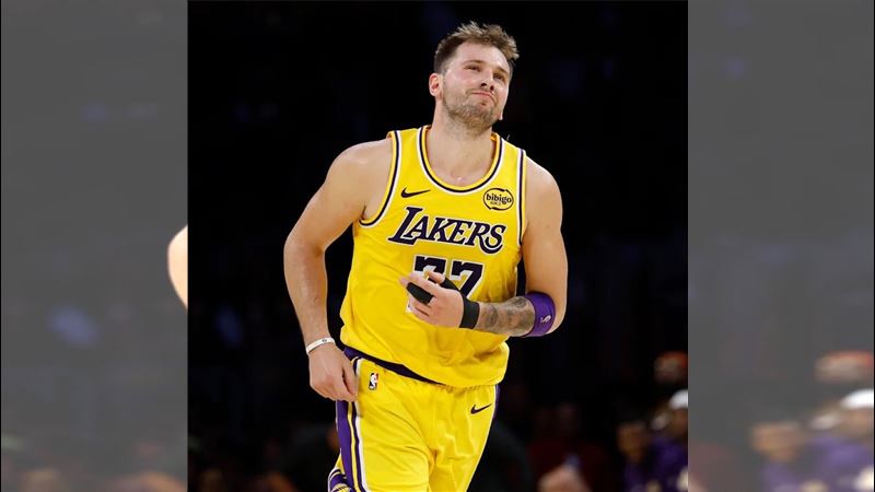 台灣新聞通訊社-NBA／得分王東契奇腿傷缺席對雷霆首戰　湖人晉級之路拉警報