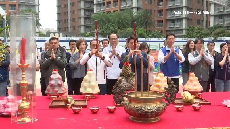 台灣新聞通訊社-三峽站出入口1捷運開發案　侯友宜出席動土典禮