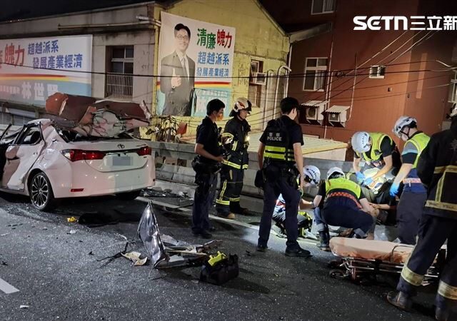 台灣新聞通訊社-吸安毒駕狂飆害2死！BMW男搶救後「恢復意識」…加護病房觀察中