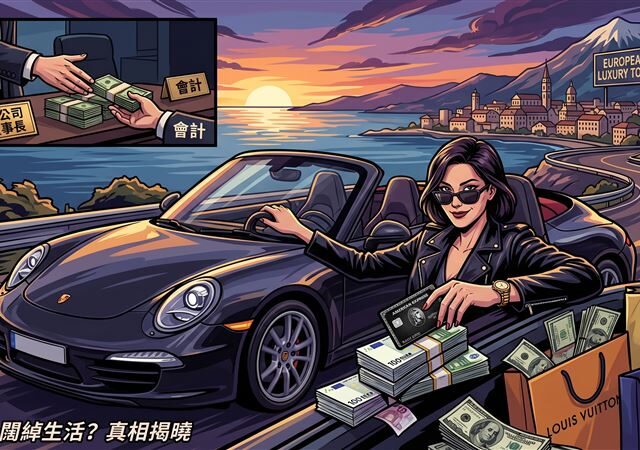 台灣新聞通訊社-2萬月薪神鬼會計開保時捷、刷黑卡！夥同副董A走2億　瞎扯：被包養賺的