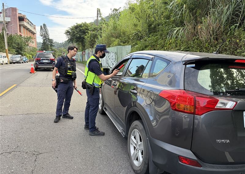 台灣新聞通訊社-毒駕零容忍!新店警全力打擊毒駕 2小時內查獲3案