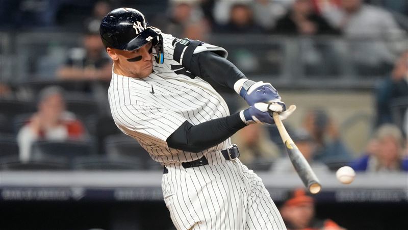 台灣新聞通訊社-MLB／賈吉6度首局開轟聯盟第1　洋基4戰橫掃金鶯大勝29分！近16戰奪14勝