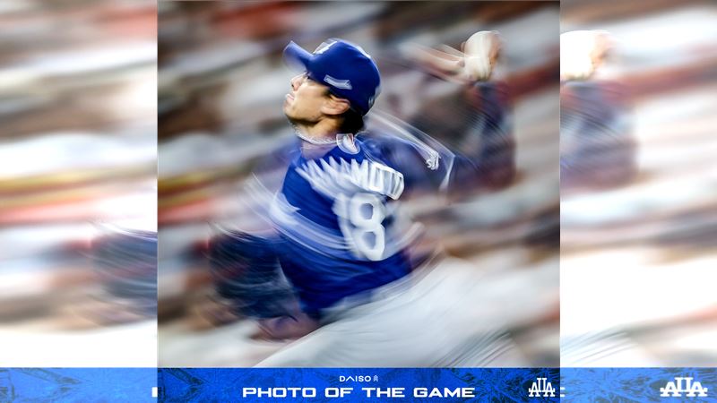 台灣新聞通訊社-MLB／山本由伸首局亂流仍飆本季新高8K　道奇爆打8分逆轉太空人