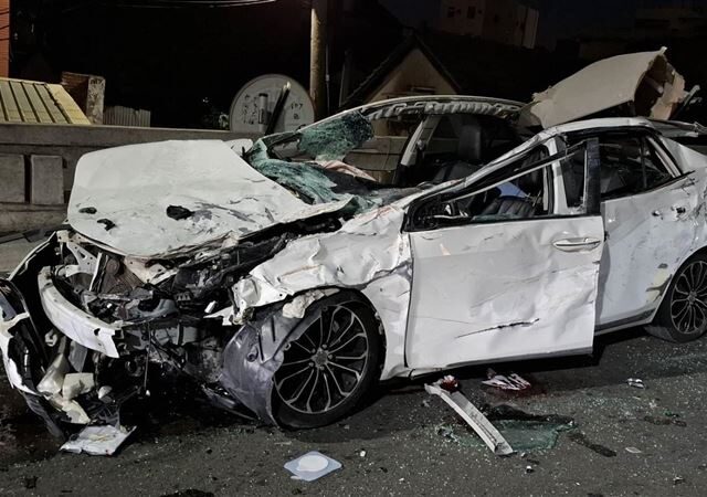 台灣新聞通訊社-開車買宵夜遇毒駕遭撞⋯妻重傷慘死夫懷中　父心碎痛斥：何止譴責而已