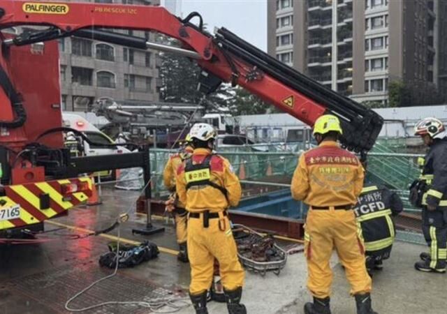 台灣新聞通訊社-台中七期傳工安意外！37歲工人墜4樓深坑　骨盆骨折吐血送醫