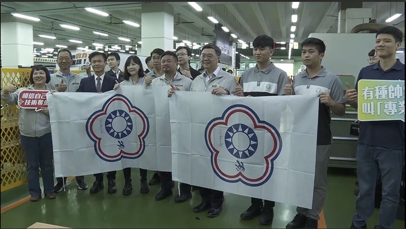 台灣新聞通訊社-卓榮泰訪技能國手培訓場：勉勵選手進軍國際　讓世界看見台灣實力