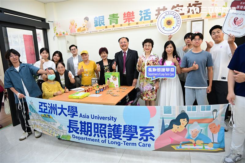台灣新聞通訊社-亞大醫院推AI多感官長照教具　智慧追蹤肌力與心智數據預防失智肌少症