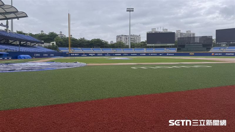 台灣新聞通訊社-中職／新莊球場受雨勢影響　悍將桃猿之戰確定將於補賽週進行