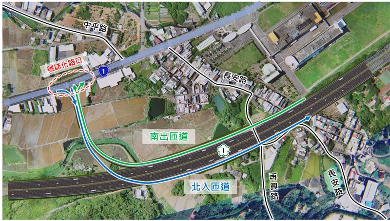 台灣新聞通訊社-上下班塞怕了！國道「1路段」有望增設「第2交流道」緩減塞車夢靨