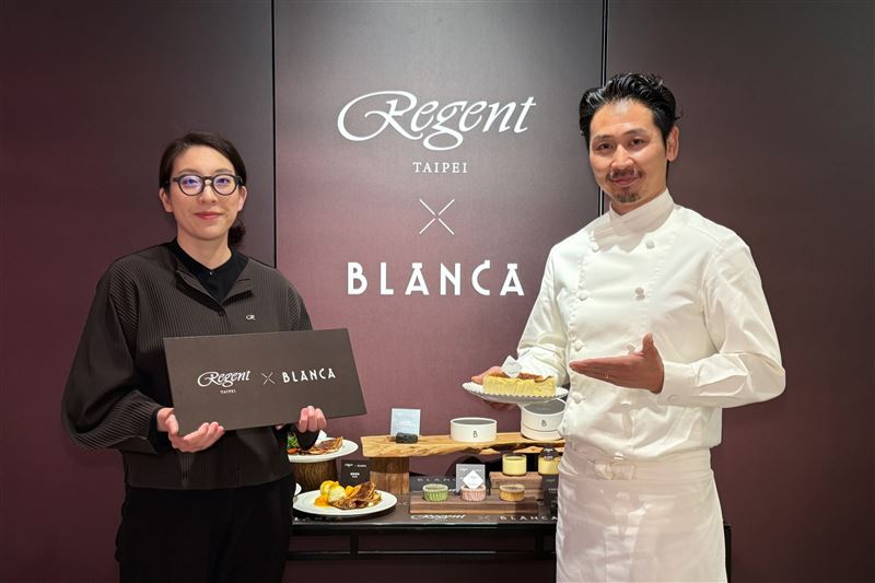 台灣新聞通訊社-精品級甜點BLANCA快閃晶華！夢幻巴斯克、焦香布丁、人氣薄餅限時開吃