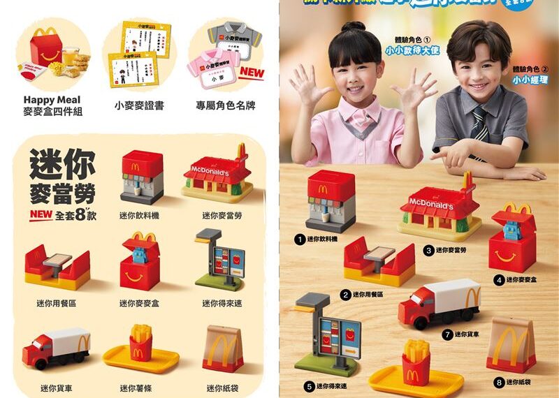 台灣新聞通訊社-去年秒殺!麥當勞「迷你麥當勞組」全套8款 開搶時間、系統一次看