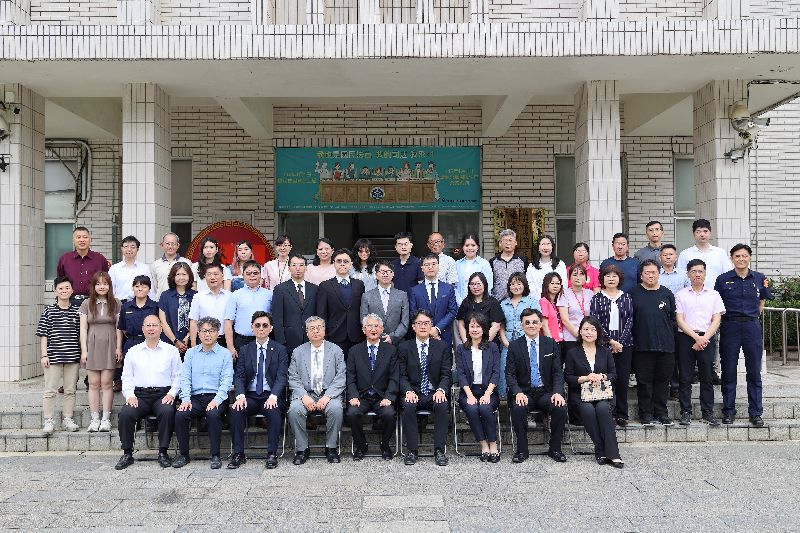台灣新聞通訊社-謝銘洋訪視金門法院　討論擴大遠距視訊等議題