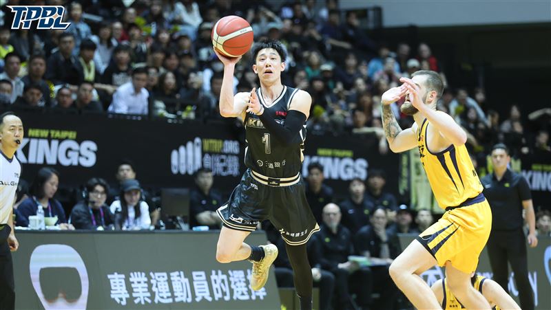 台灣新聞通訊社-TPBL／林書緯狂飆23分助國王續命　喊話為奧帝退休而戰