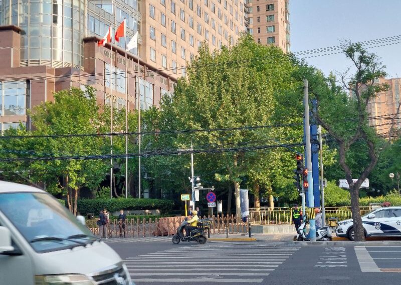 台灣新聞通訊社-川普明晚飛北京!四季酒店戒備中 天壇公園暫停開放
