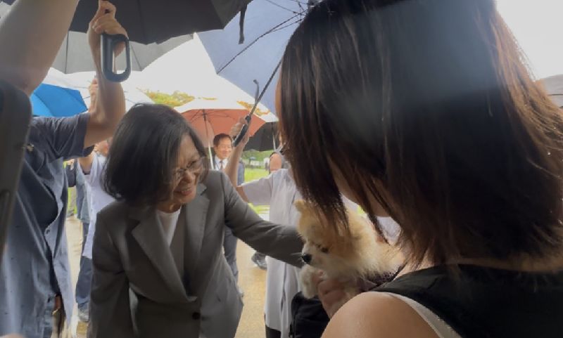 台灣新聞通訊社-蔡英文東海大學演講　分享「執政甘苦談」金句連發