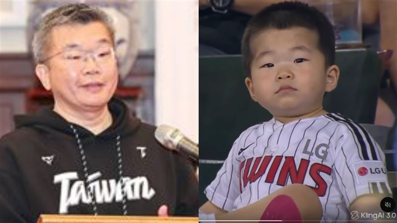 台灣新聞通訊社-韓國媽生成兒AI看球照！男童神似「迷你蔡其昌」　本尊認了笑盼能邀來台