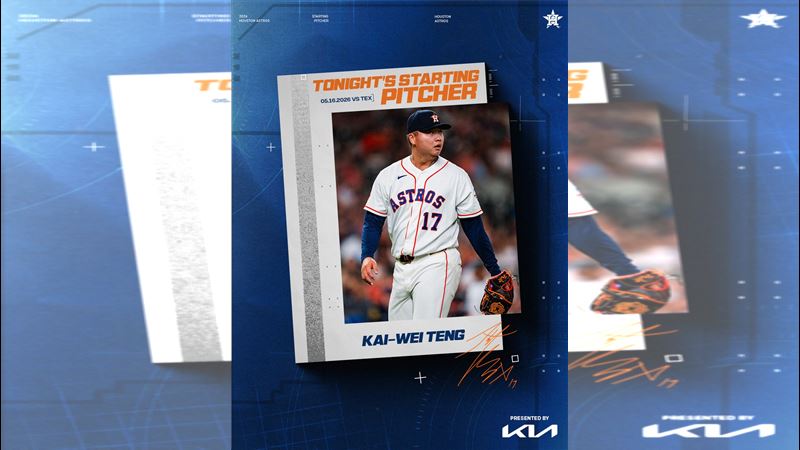 台灣新聞通訊社-MLB／突破3局魔咒！鄧愷威首投滿5局7K、0失分　太空人4轟護航勝投資格