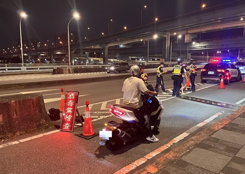 台灣新聞通訊社-嚴打毒駕零容忍！土城警3天專案查獲4案　男吸喪屍煙彈狂抖被逮