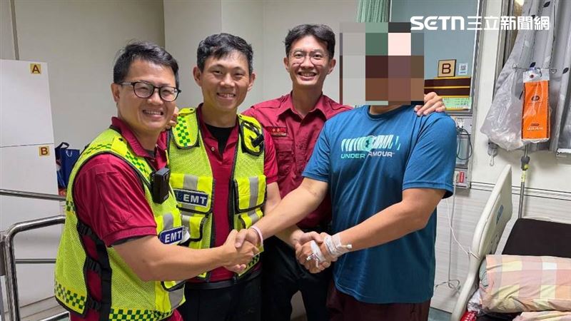 台灣新聞通訊社-二線二星警官休假跑步…突倒地OHCA！