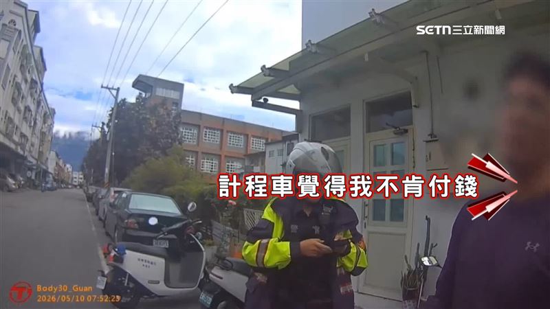 台灣新聞通訊社-為130元車資！火爆男徒手痛毆　運將頭部受創