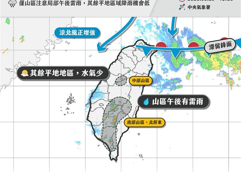 台灣新聞通訊社-今高溫飆40.2度！粉專曝「這天」起雨炸全台　1地雨勢最劇