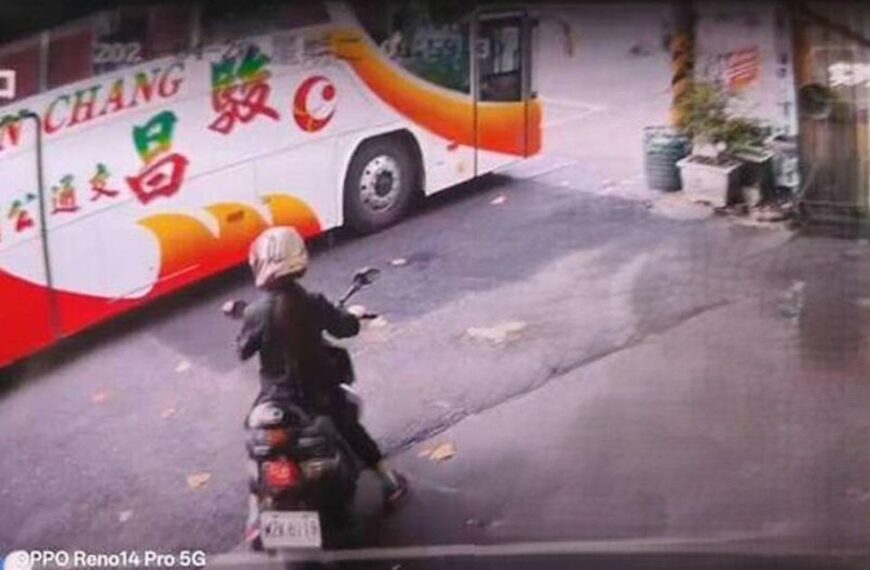 台灣新聞通訊社-台南女警摔車遭輾　疑校車違停釀禍！警完成調查：66歲駕駛列關係人