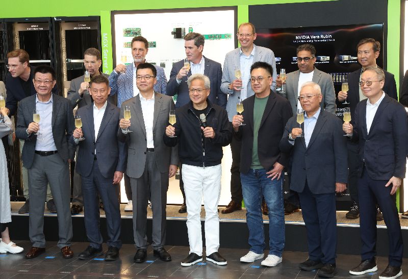 台灣新聞通訊社-打破宿敵藩籬　黃仁勳：與英特爾是很棒的合作夥伴