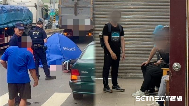 台灣新聞通訊社-死者身份曝！閃違停入縫…80歲佛教志工遭輾破頭亡　家屬認屍崩潰