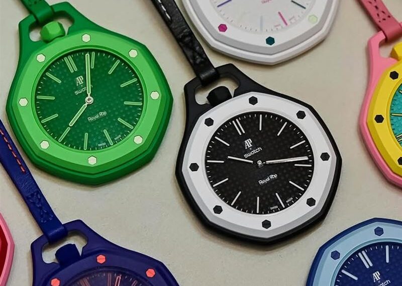 台灣新聞通訊社-Swatch、愛彼聯名錶開賣　歐美多地門市現搶購衝突