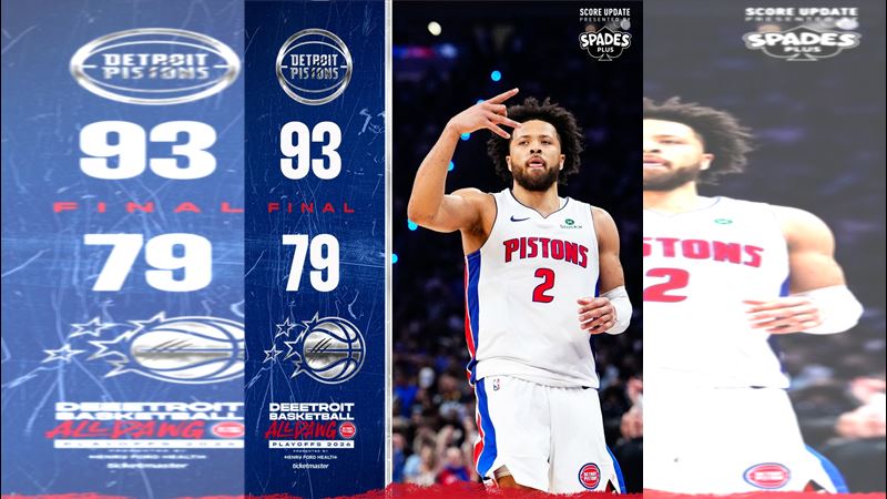 台灣新聞通訊社-NBA／24分領先泡湯　魔術下半場僅拿19分慘遭活塞逆轉！系列賽逼進搶7