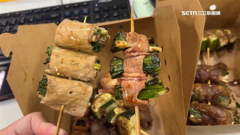 台灣新聞通訊社-獨家／蔥肉捲「肉片細如繩」　業者揭因：只賣20元