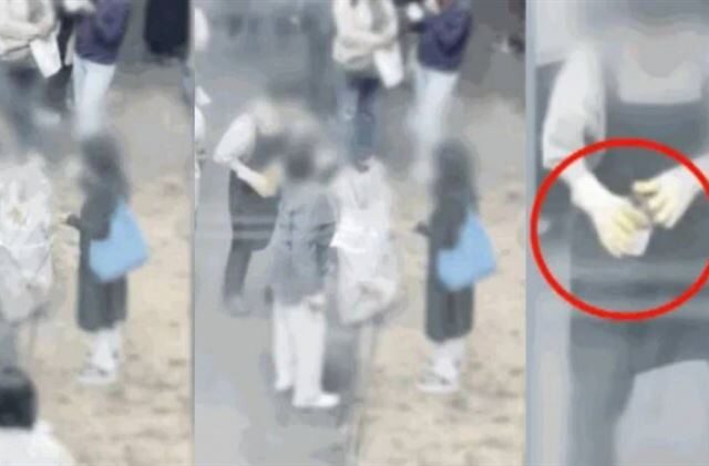 台灣新聞通訊社-首爾廣藏市場驚見餐廳員工翻街邊垃圾桶　疑「回收冰塊」再使用
