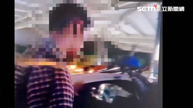 台灣新聞通訊社-借酒壯膽做蠢事！男大生花博亂噴滅火器　安管吸太多乾粉怒告傷害
