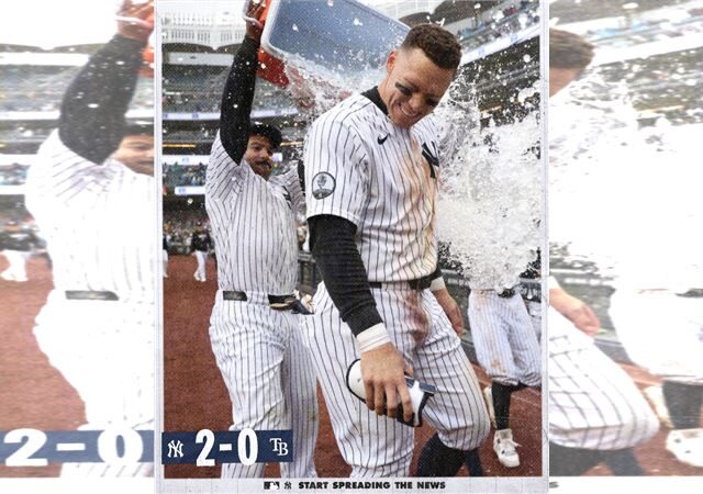 台灣新聞通訊社-MLB／賈吉相隔11場比賽炸裂　再見2分砲追上村上宗隆！助洋基中止3連敗
