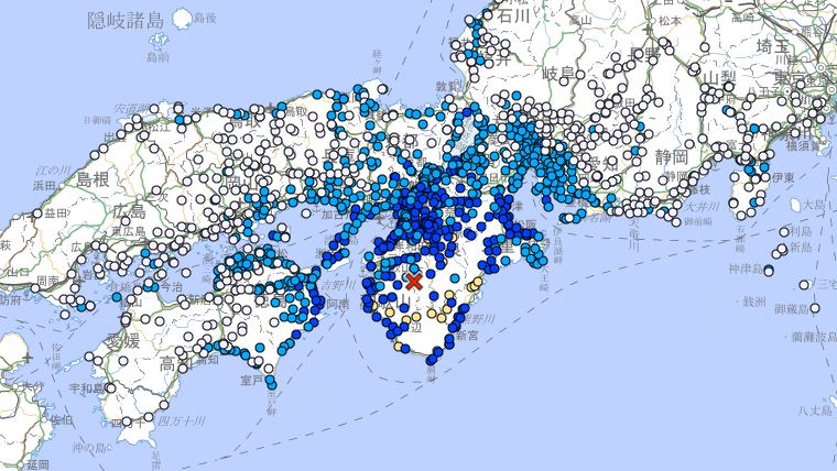台灣新聞通訊社-快訊／日本奈良縣5.7地震　大阪、京都有感搖晃