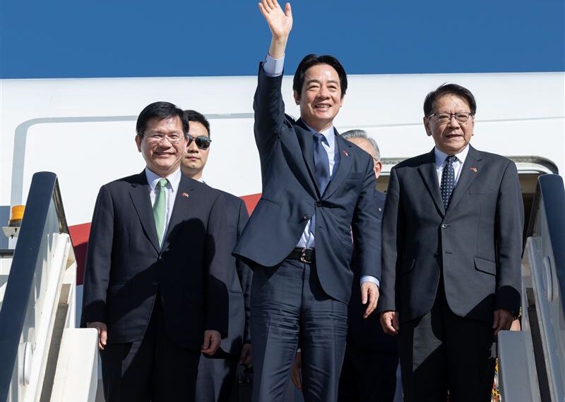 台灣新聞通訊社-保密到家！賴清德驚喜訪問史瓦帝尼　隨行僅「這四位」重要官員